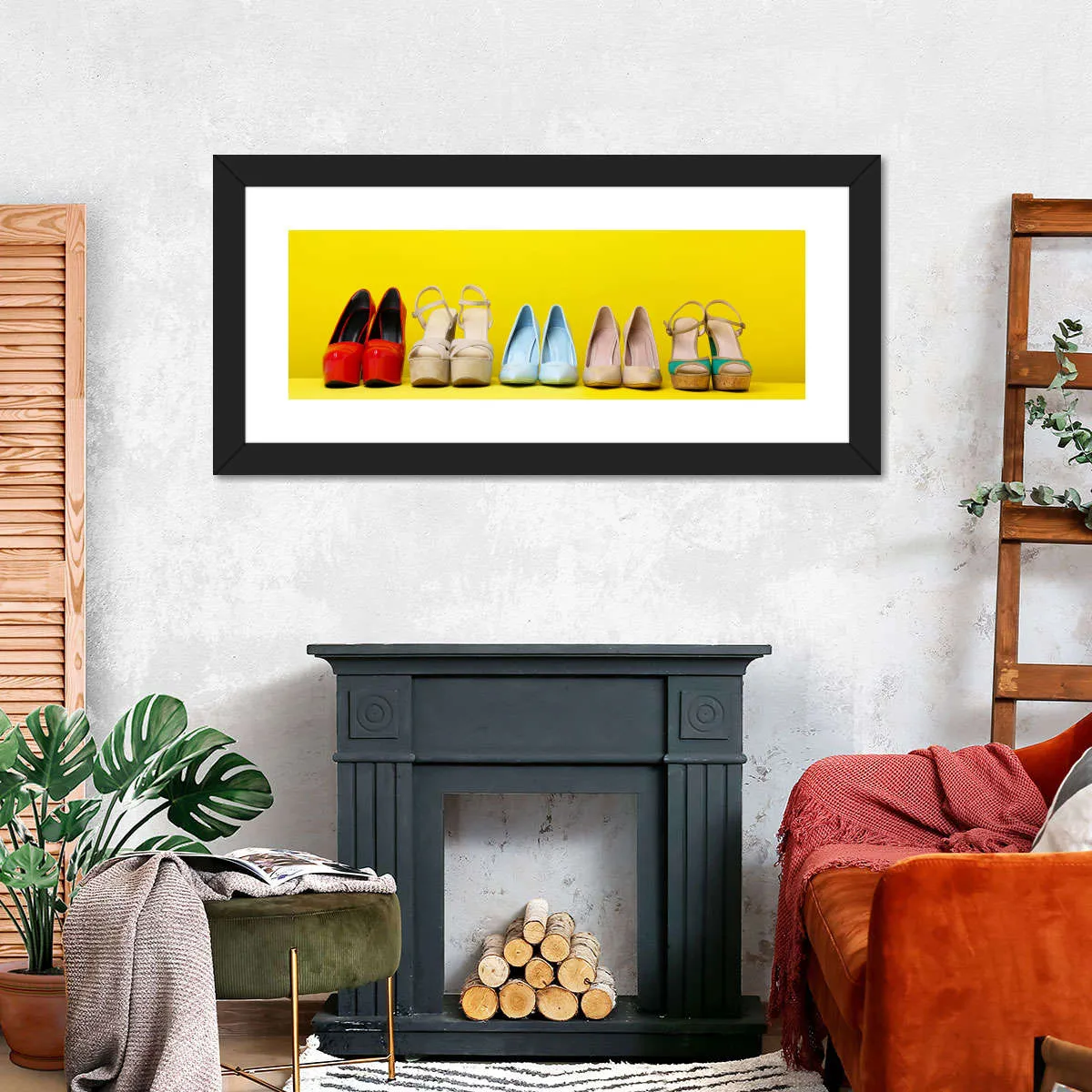 High Heel Shoes Wall Art