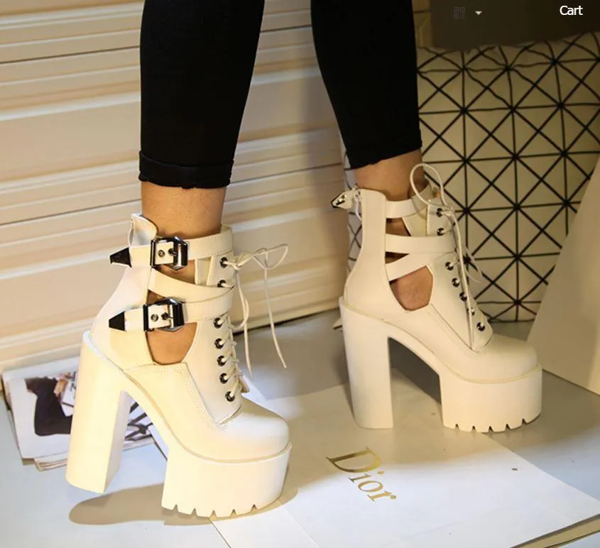 High Heels Strap Platform Shoes SD00999