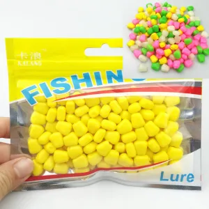 Hot selling! 100Pcs/Lot 44grams Soft Baits corn with corn smell carp Fishing Lures Floating baits 004