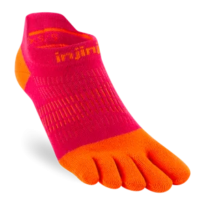 Injinji Womens Run Lightweight No-show Coolmax Toe socks