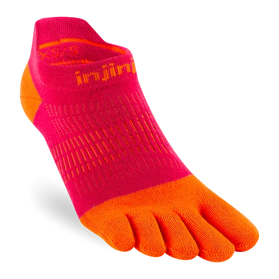 Injinji Womens Run Lightweight No-show Coolmax Toe socks