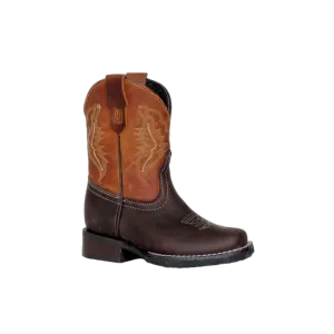 International Kid's Square Toe Laton Boots