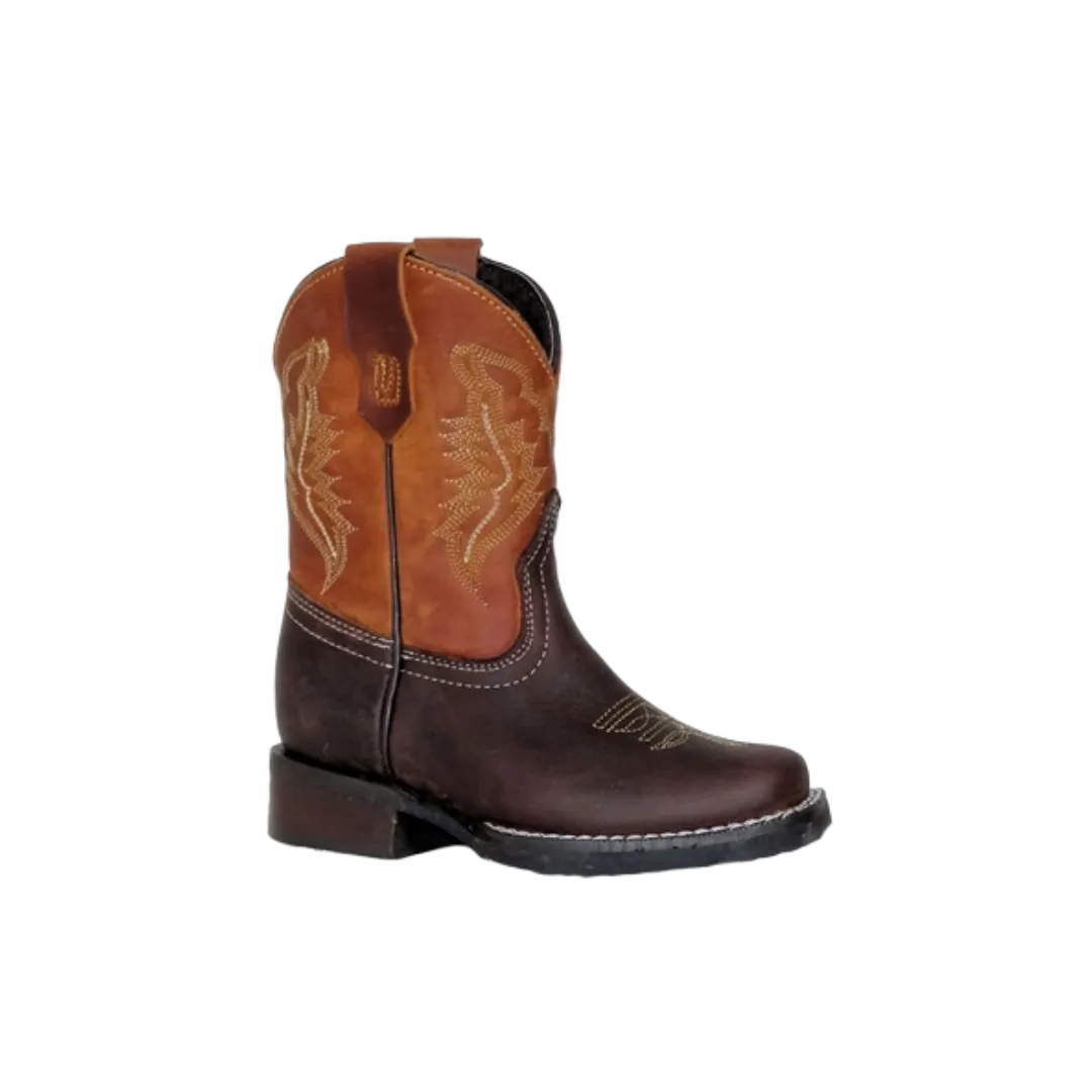 International Kid's Square Toe Laton Boots