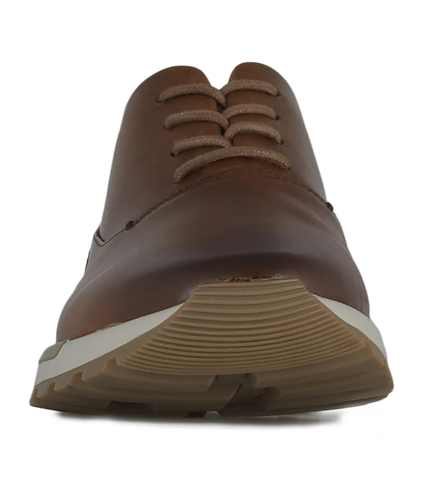 Kev Dress Lace Up Sneakers Cognac