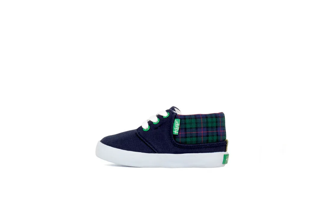 KIDS RAMOS Navy Scottish Plaid