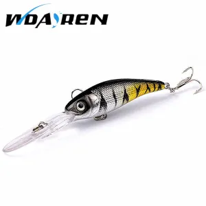 Laser Sinking Slowly Minnow Fishing Lure 10.1CM 7.5G Wobbler Artificial Fly Fishing Hard Bait Carp Crankbait  Tackle 1PCS FA-209