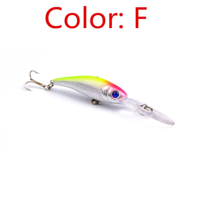 Laser Sinking Slowly Minnow Fishing Lure 10.1CM 7.5G Wobbler Artificial Fly Fishing Hard Bait Carp Crankbait  Tackle 1PCS FA-209