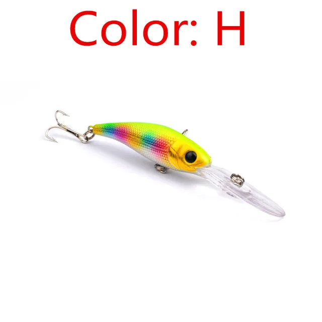 Laser Sinking Slowly Minnow Fishing Lure 10.1CM 7.5G Wobbler Artificial Fly Fishing Hard Bait Carp Crankbait  Tackle 1PCS FA-209