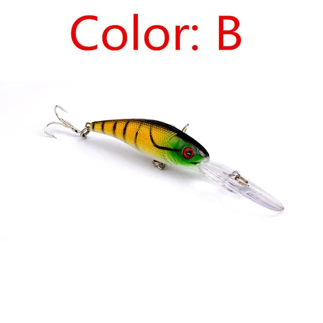 Laser Sinking Slowly Minnow Fishing Lure 10.1CM 7.5G Wobbler Artificial Fly Fishing Hard Bait Carp Crankbait  Tackle 1PCS FA-209