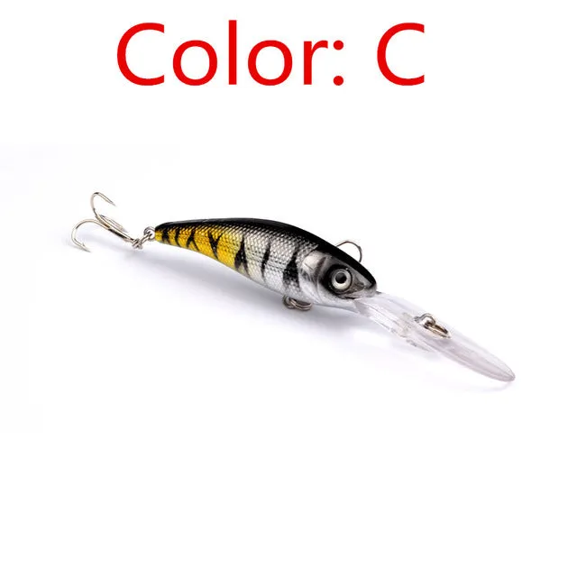 Laser Sinking Slowly Minnow Fishing Lure 10.1CM 7.5G Wobbler Artificial Fly Fishing Hard Bait Carp Crankbait  Tackle 1PCS FA-209