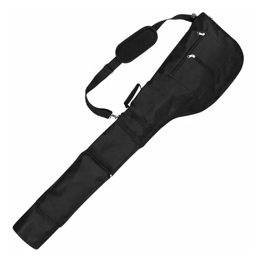 Lightweight Waterproof Foldable Golf Carry Bag - Black, Verpeak