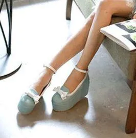 Lolita Bow strap Platform Shoes SD00246