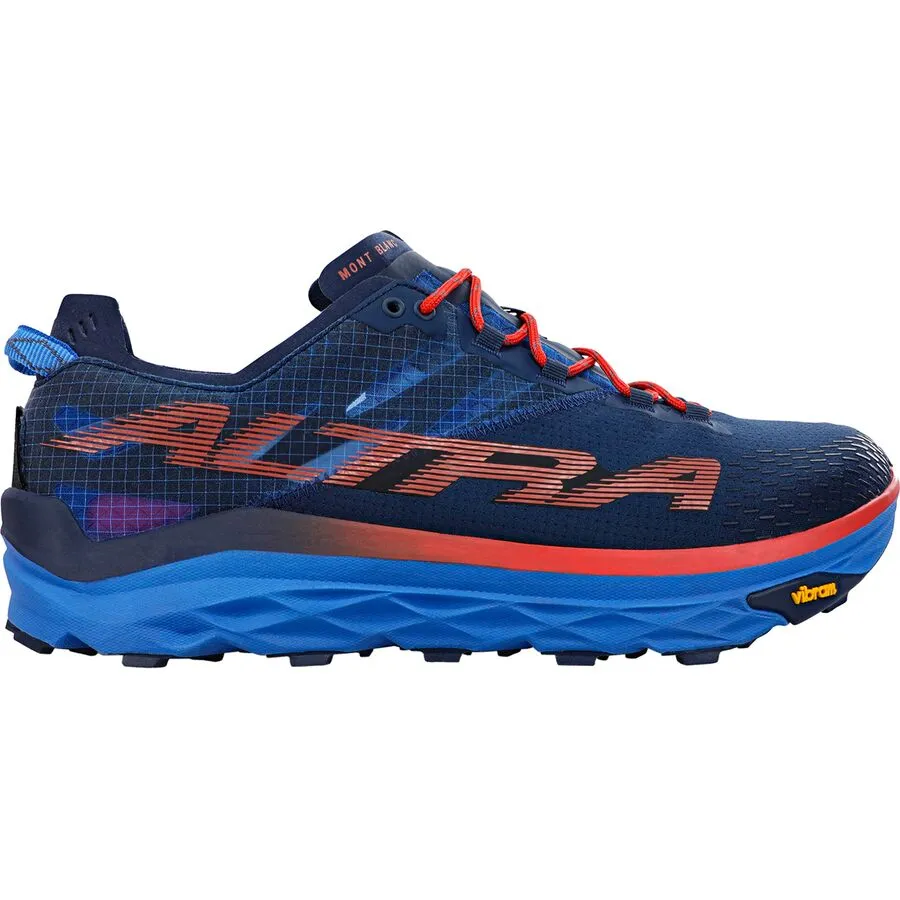 Men's Altra Mont Blanc, Blue/Red, 10.5 D Medium