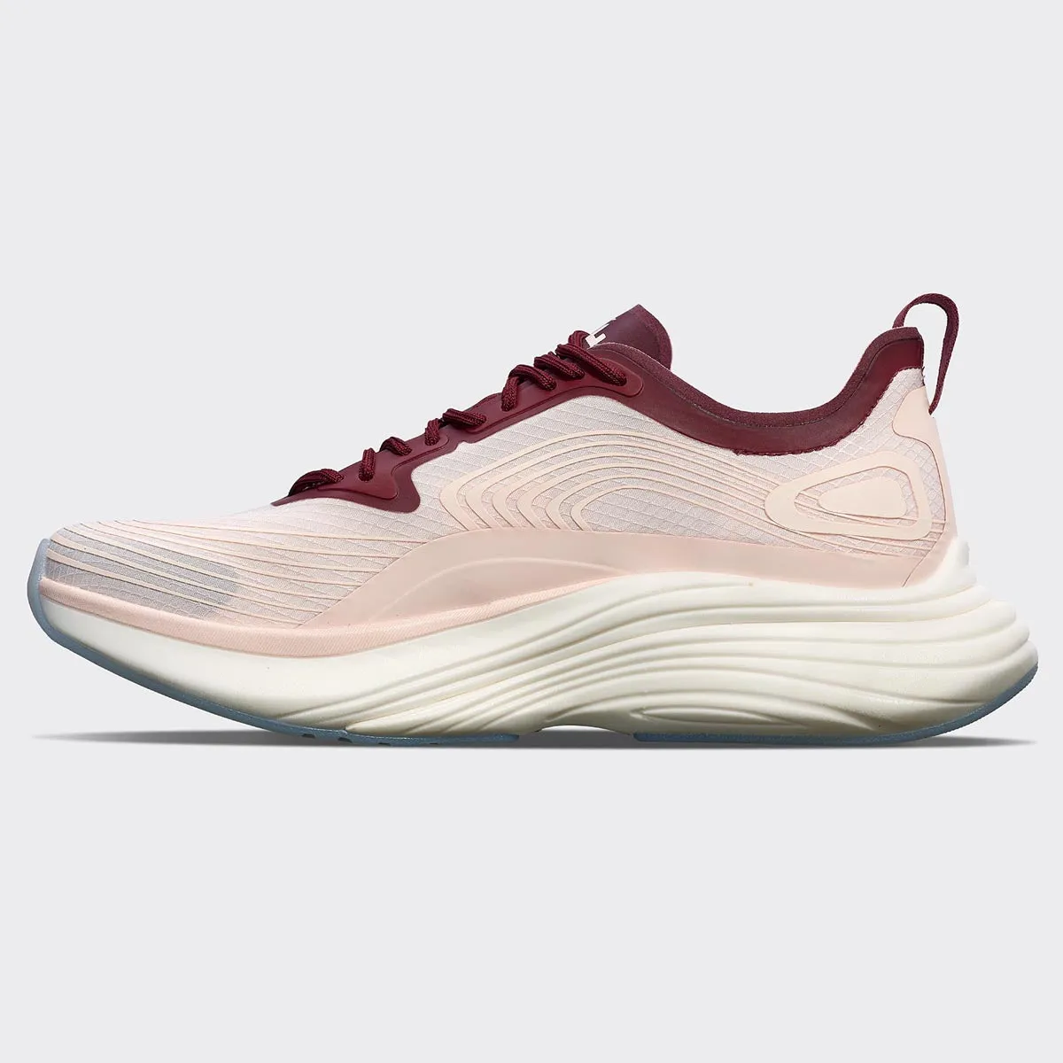 Men's Streamline Creme / Burgundy / White