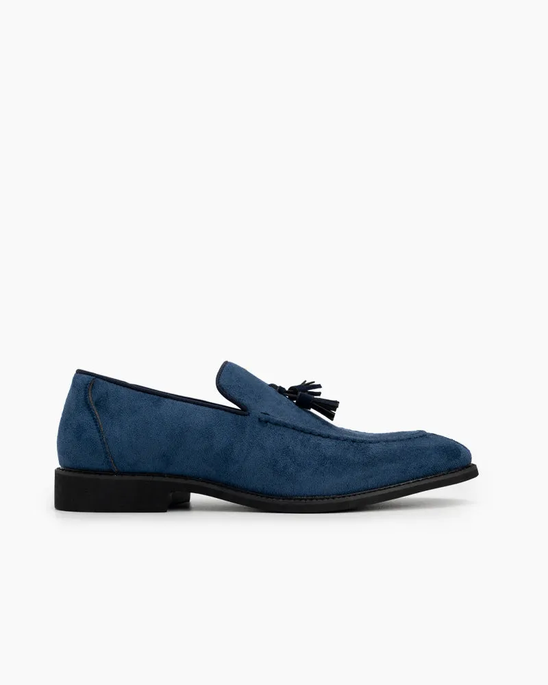 Men's Suede Tassels Slip-on Vintage Penny Casual Loafers