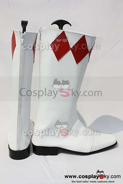 Mighty Morphin Power Rangers Geki Tyranno Ranger Cosplay Boots Shoes