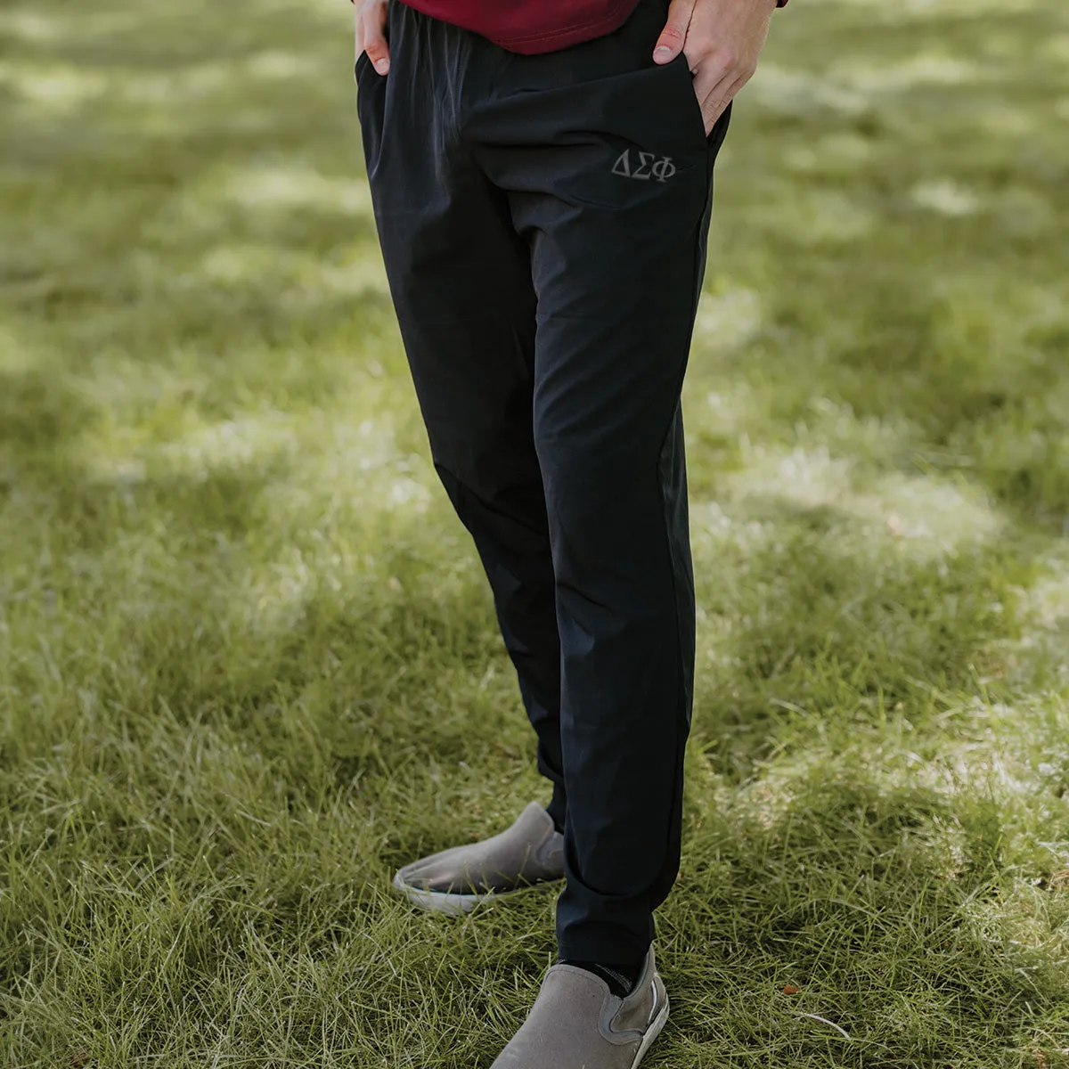 New! Delta Sig Lightweight Performance Pants