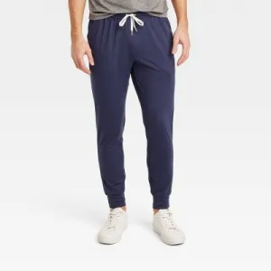 New - Men's Soft Stretch Joggers - All In Motion Starless Night Blue S