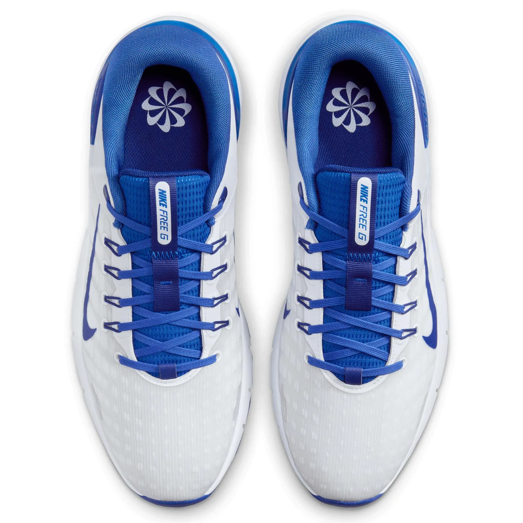 Nike Free Golf Shoes White/Navy - 2024