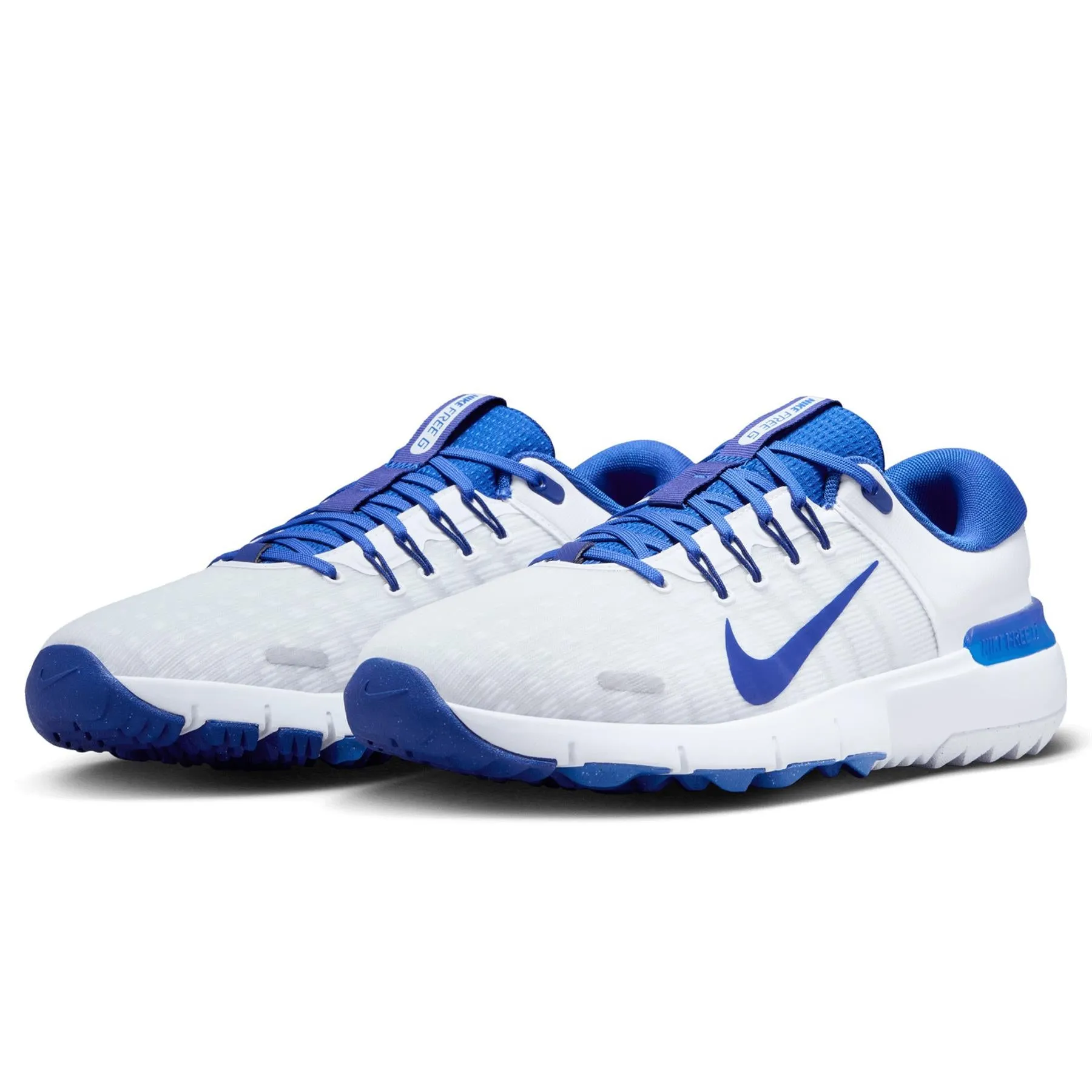 Nike Free Golf Shoes White/Navy - 2024