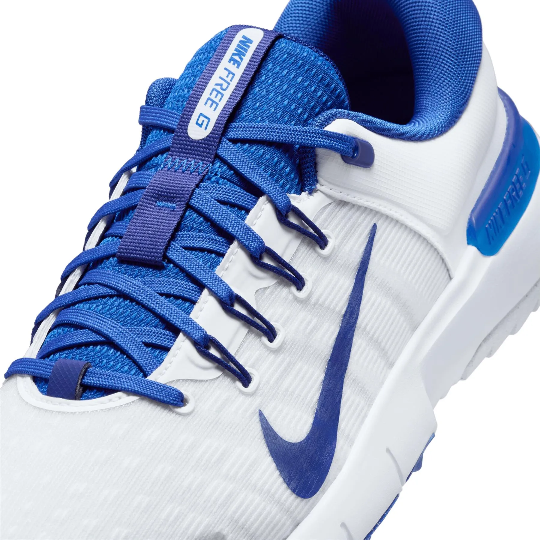 Nike Free Golf Shoes White/Navy - 2024