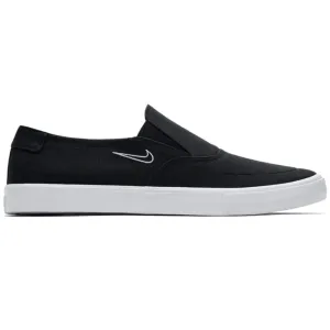 Nike Shoes Portmore II Solarsoft Slip Canvas - Black/Light Bone