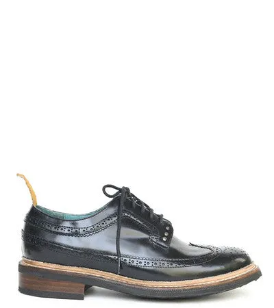 No.1051 RUNWAY brogue shoe Black MEN