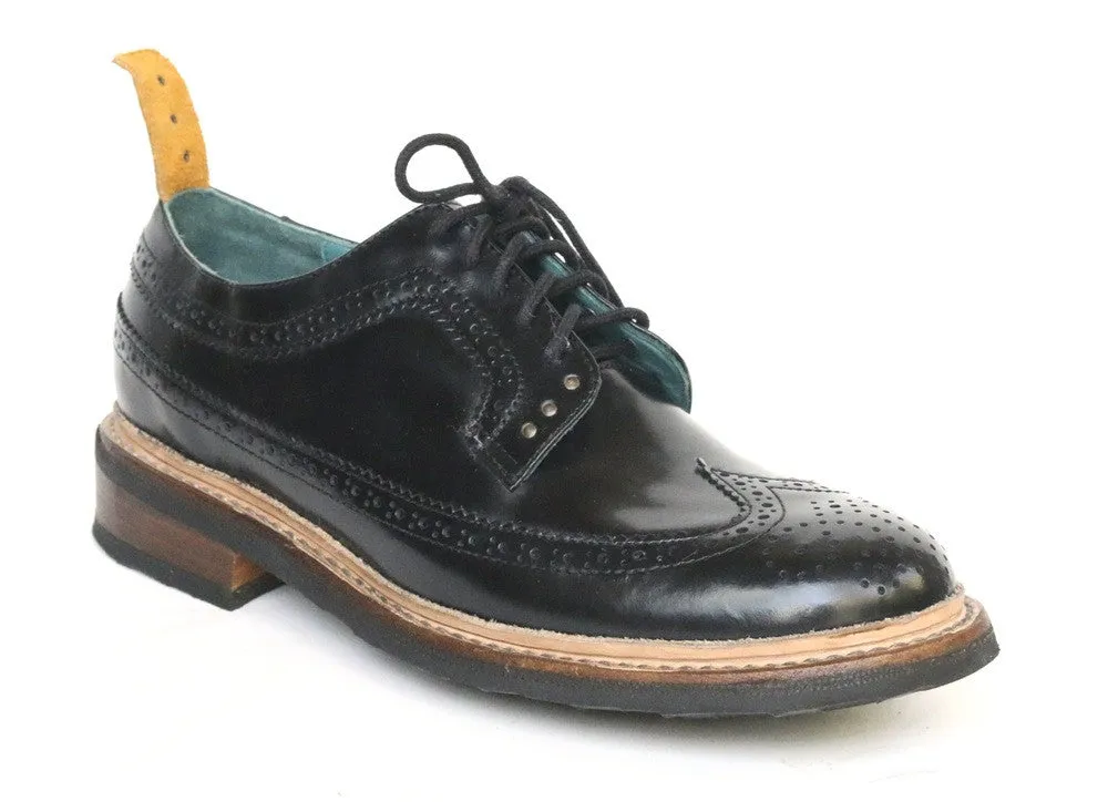 No.1051 RUNWAY brogue shoe Black MEN