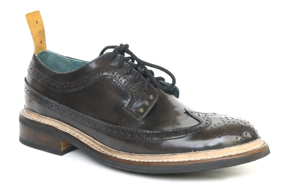 No.1051 RUNWAY brogue shoe Brown Rub-off MEN