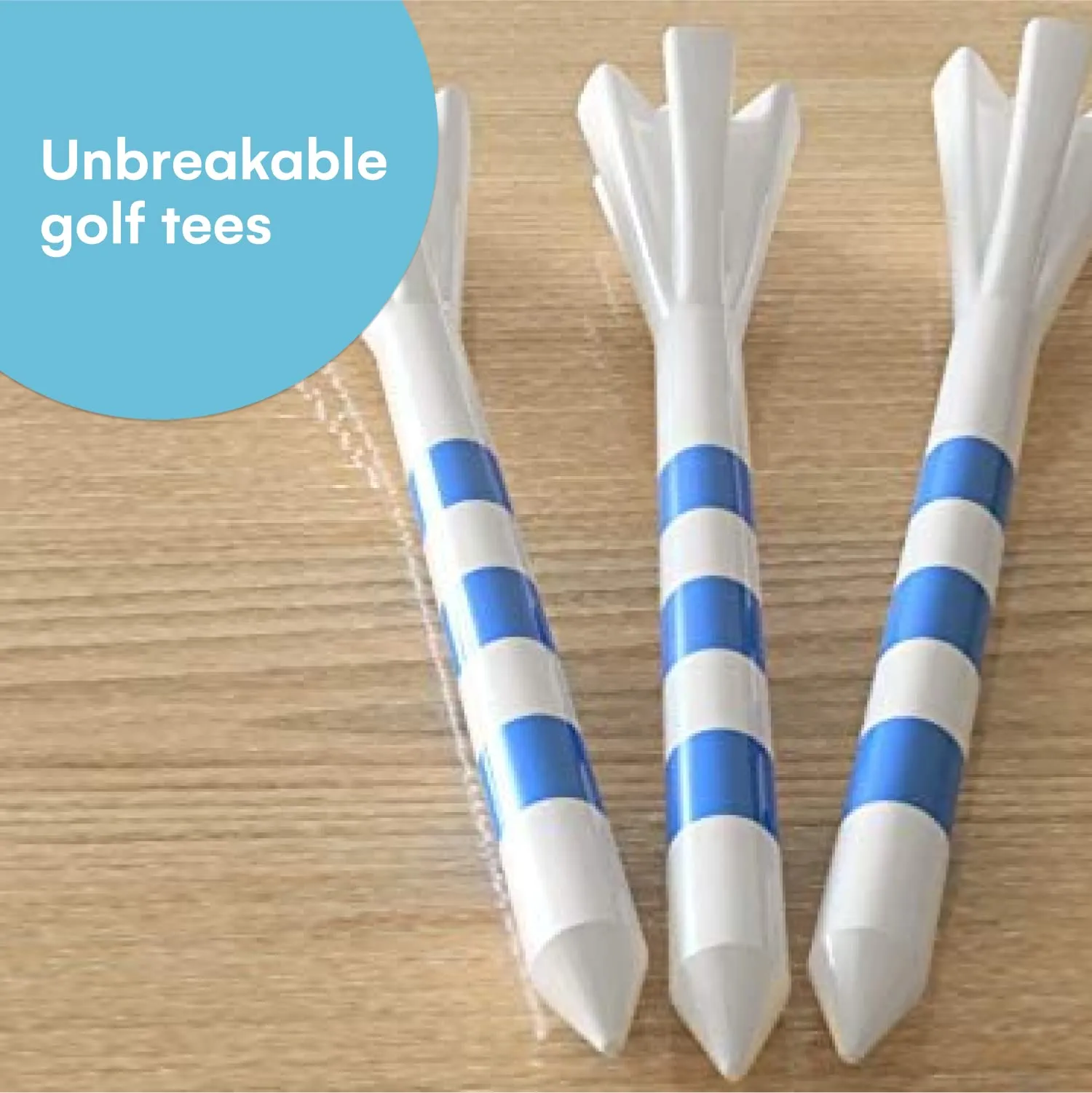 Noa Store Professional Golf Tee System 3 1/4 - Pack Of 150 - More Durable And Stable