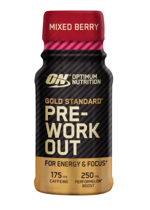 Optimum nutrition Gold Standard Pre Workout Shot Mixed Berries 60ml