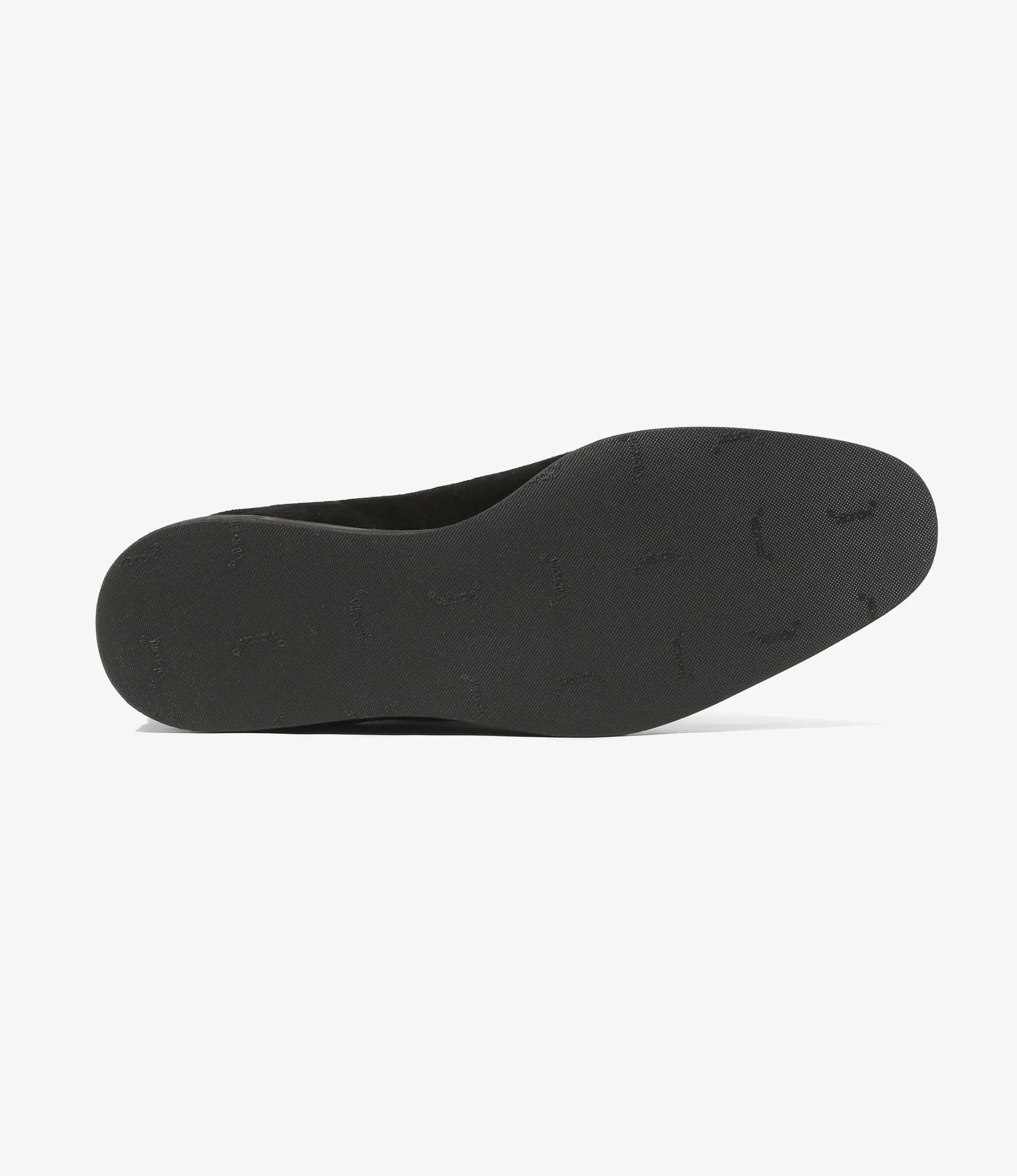 Papillon Embroidered Slip-On – Black Suede