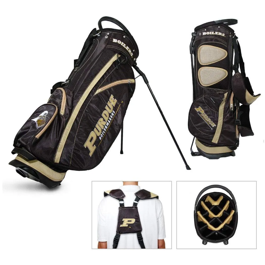 Purdue Boilermakers Team Golf Fairway Lightweight 14-Way Top Golf Club Stand Bag