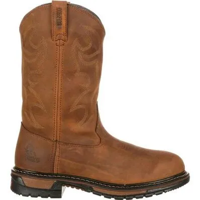 ROCKY ORIGINAL RIDE BRANSON ROPER WATERPROOF WESTERN BOOT- 2733