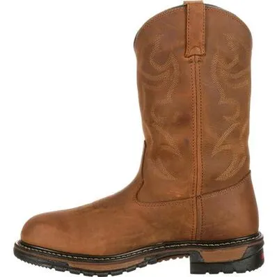 ROCKY ORIGINAL RIDE BRANSON ROPER WATERPROOF WESTERN BOOT- 2733