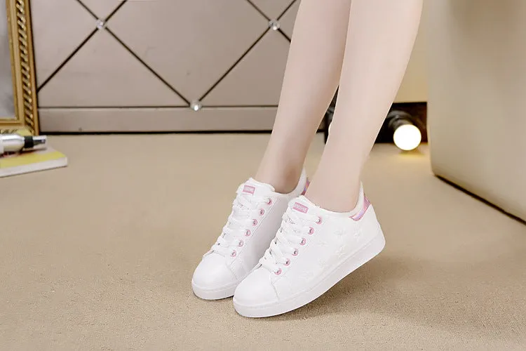 SH288 - Korean Star Canvas Women's Shoes