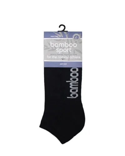 Sports Ped Socks Unisex - Black