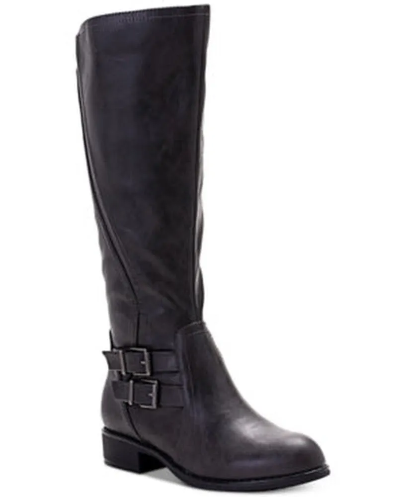 Style and Co Women's Milah Tall Boots, 5M/Charcoal