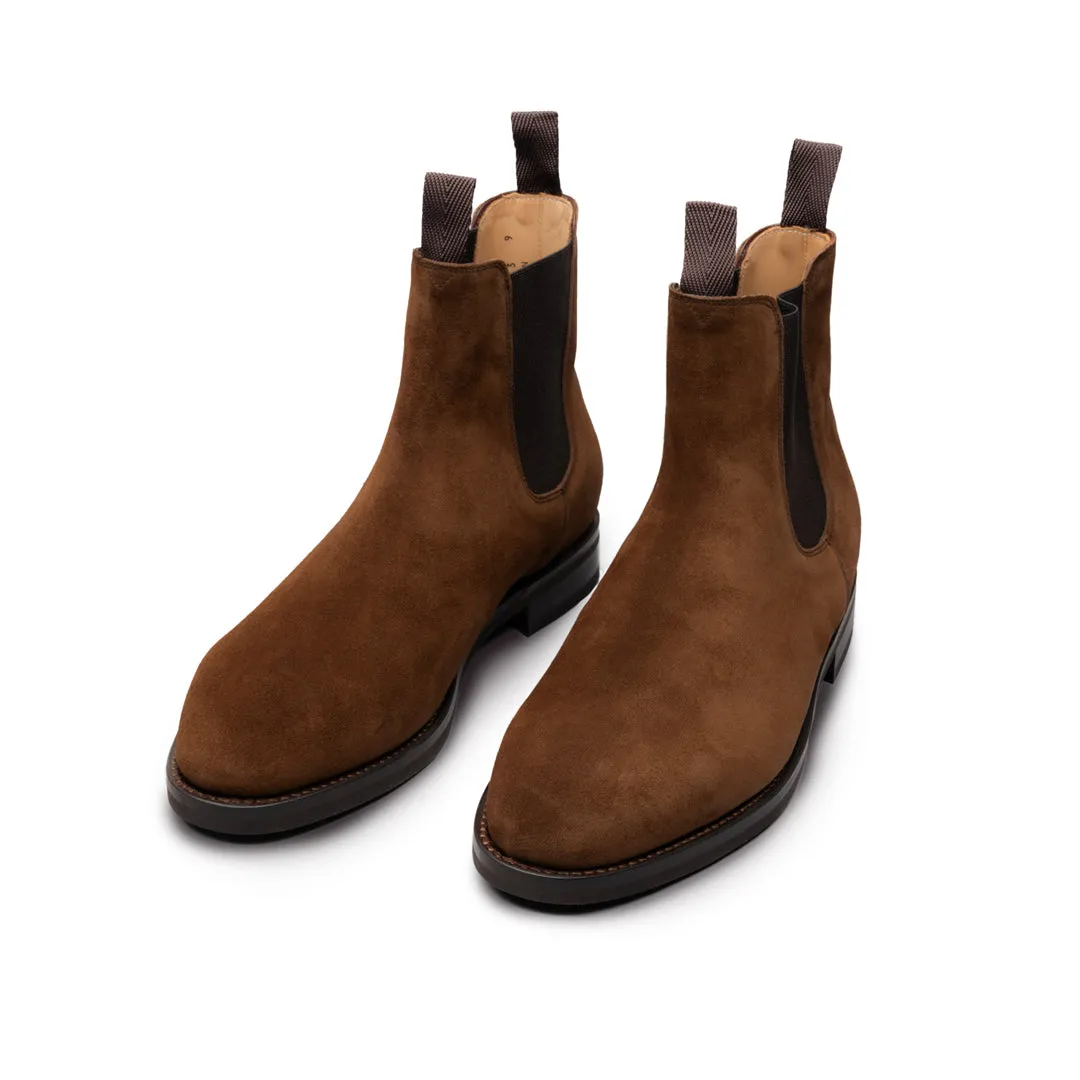 Suede chelsea boots- Tan