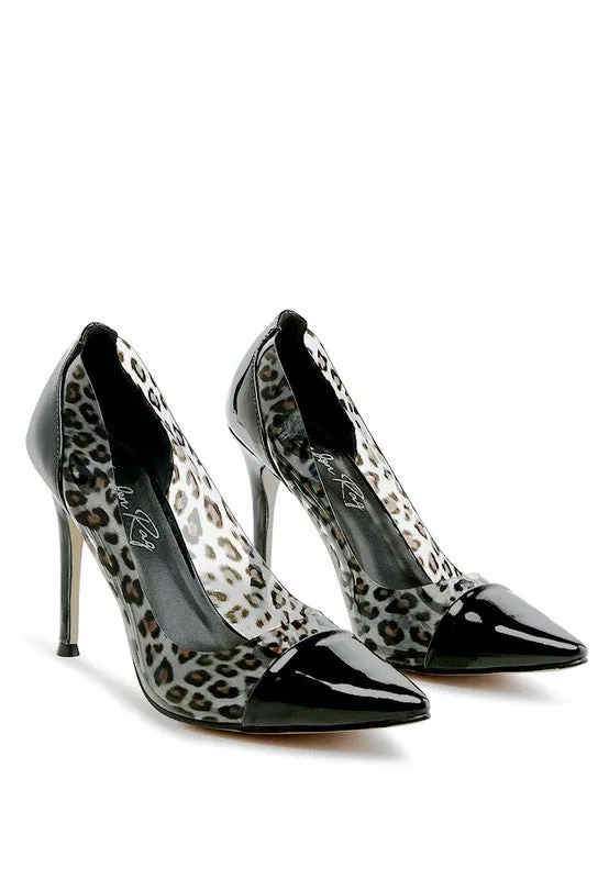 TEEK - Candace Clear Stiletto Pumps