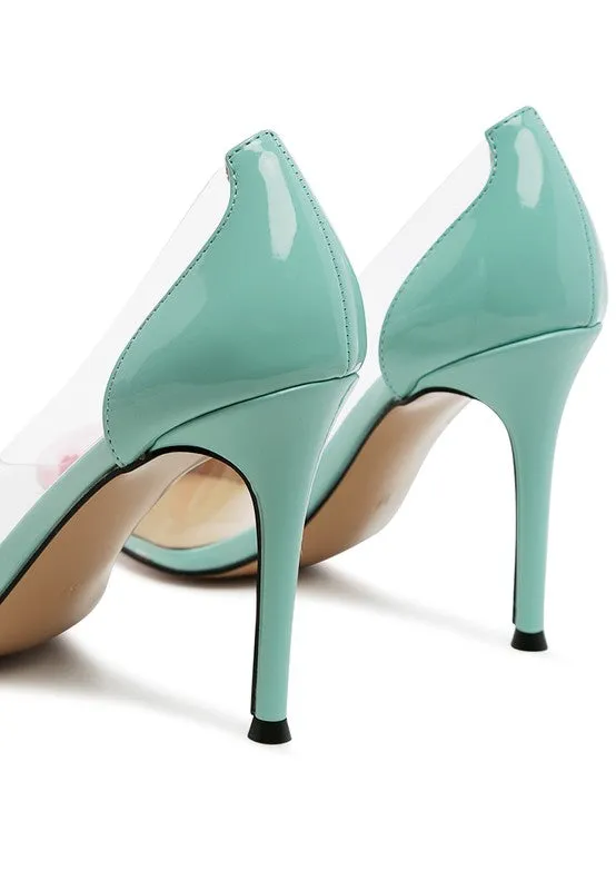 TEEK - Candace Clear Stiletto Pumps