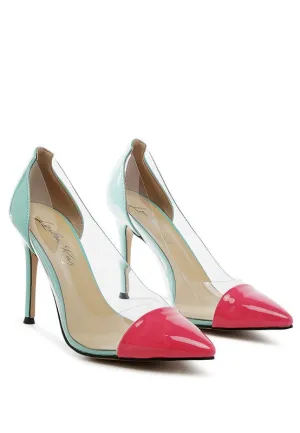 TEEK - Candace Clear Stiletto Pumps