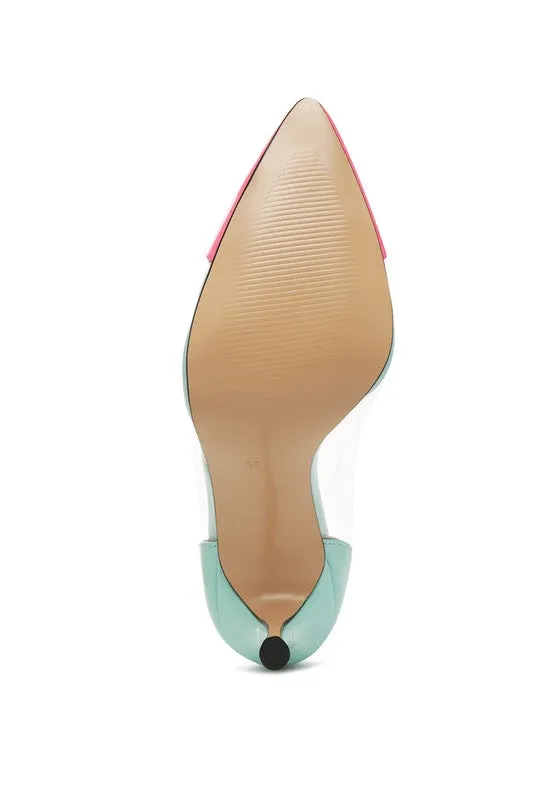 TEEK - Candace Clear Stiletto Pumps