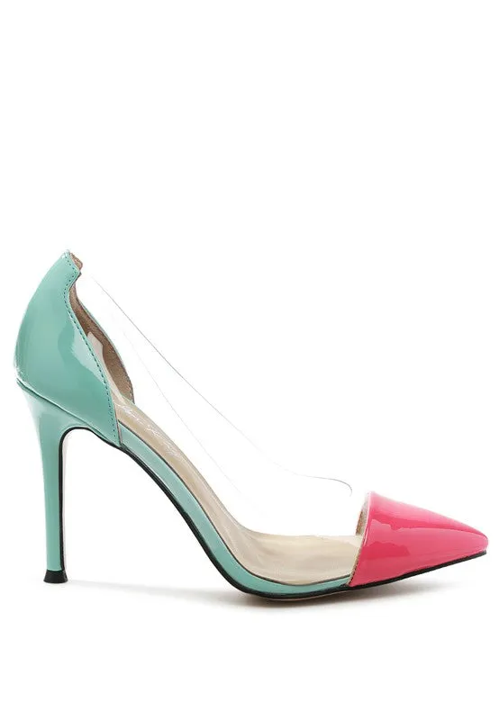 TEEK - Candace Clear Stiletto Pumps