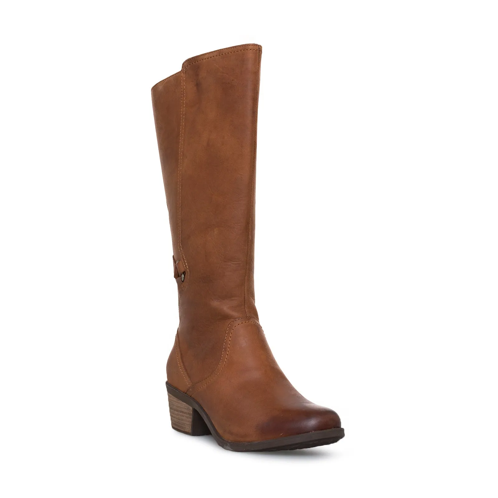 Teva Foxy Tall Leather Cognac Boots - Women's