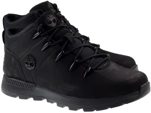 Timberland Boots Mens Sprint Trekker Mid Blackout Nubuck