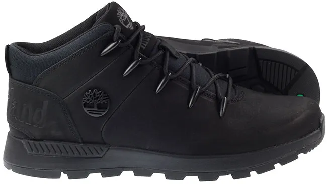 Timberland Boots Mens Sprint Trekker Mid Blackout Nubuck