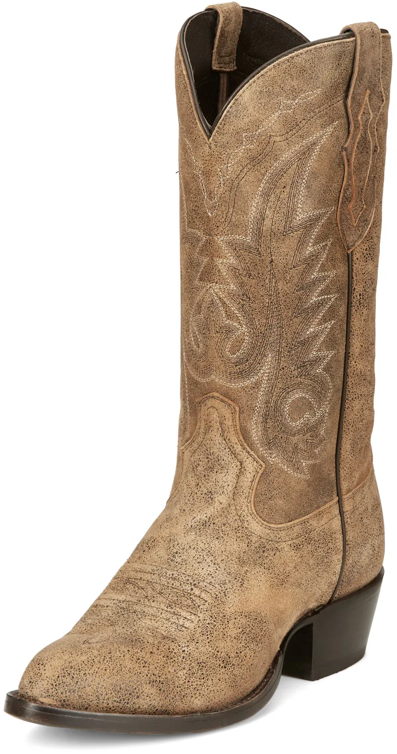 Tony Lama 13in Goat Mens Desert Tan Outpost Leather Cowboy Boots 11 EE