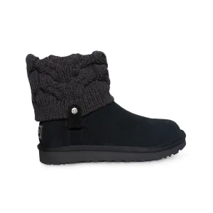 UGG Saela Black Boots