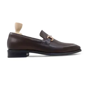 Valinda - Men's Dark Brown Calf Leather Loafer